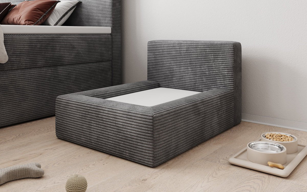 Hondenbed LupoLounge 80 × 60 cm in Ribstof