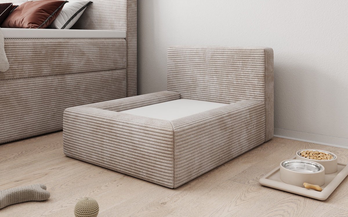 Hondenbed LupoLounge 80 × 60 cm in Ribstof