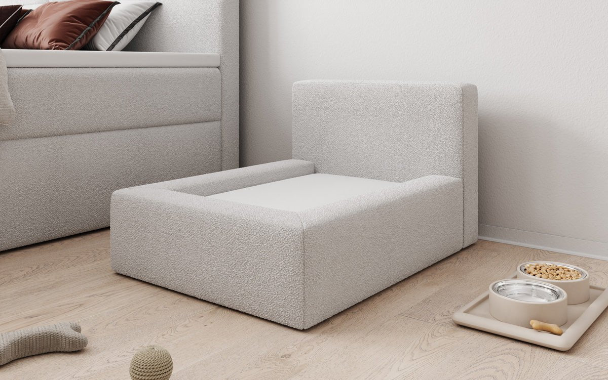 Hondenbed LupoLounge 80 × 60 cm in Bouclé