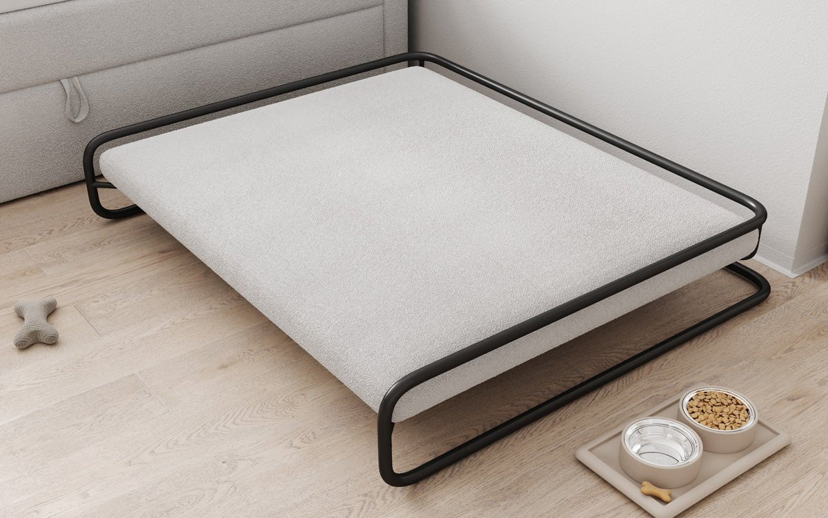 Hondenbed Arlo 100×120 cm in Bouclé