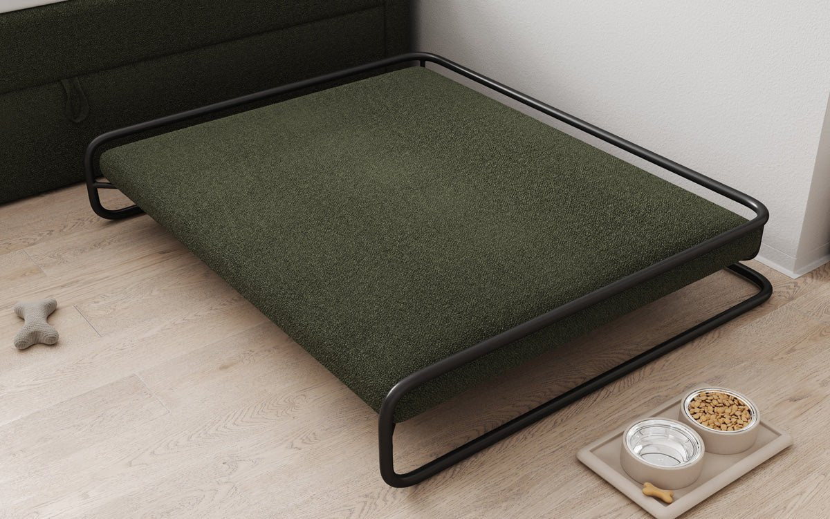 Hondenbed Arlo 100×120 cm in Bouclé