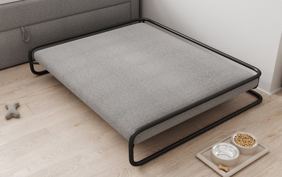 Hondenbed Arlo 100×120 cm in Bouclé