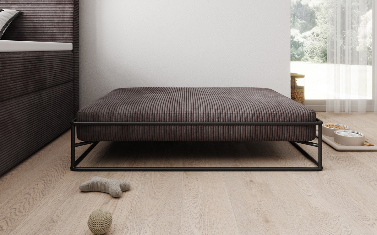 Hondenbed Lumo 80 × 100 cm in Ribstof