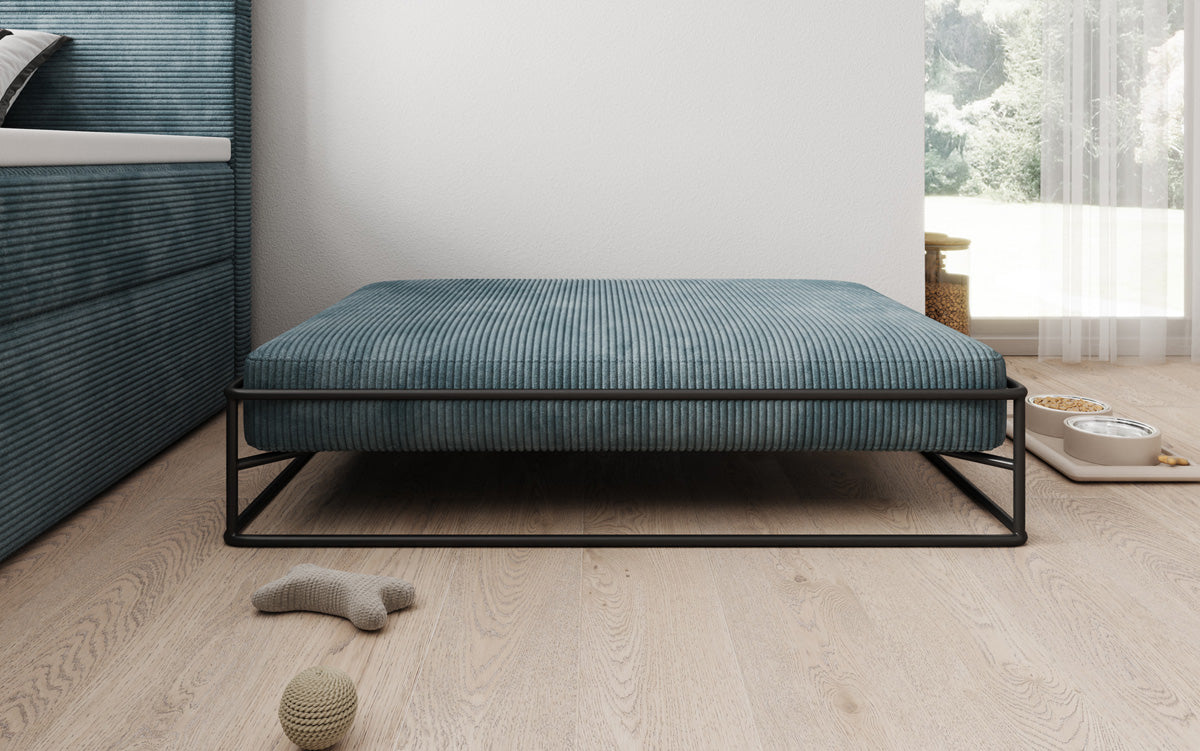 Hondenbed Lumo 80 × 100 cm in Ribstof