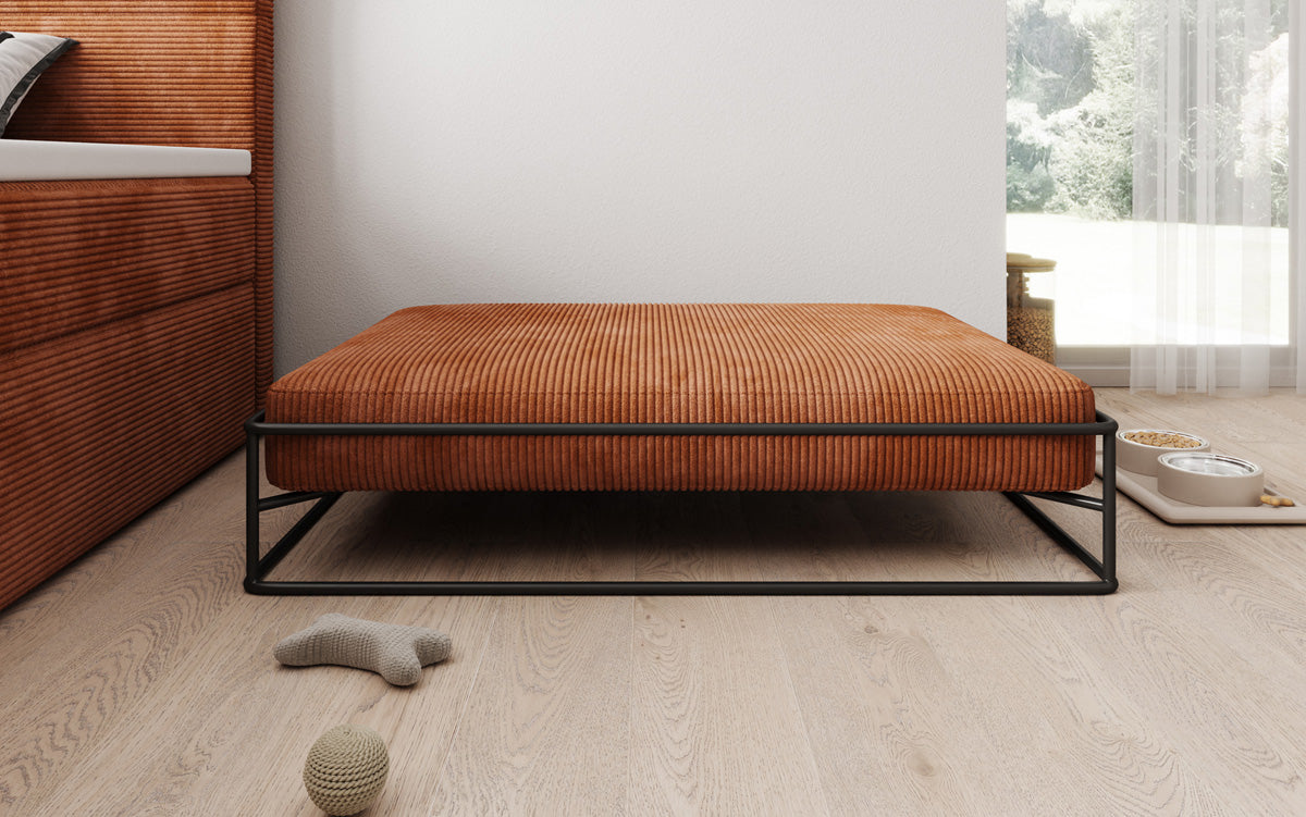 Hondenbed Lumo 80 × 100 cm in Ribstof