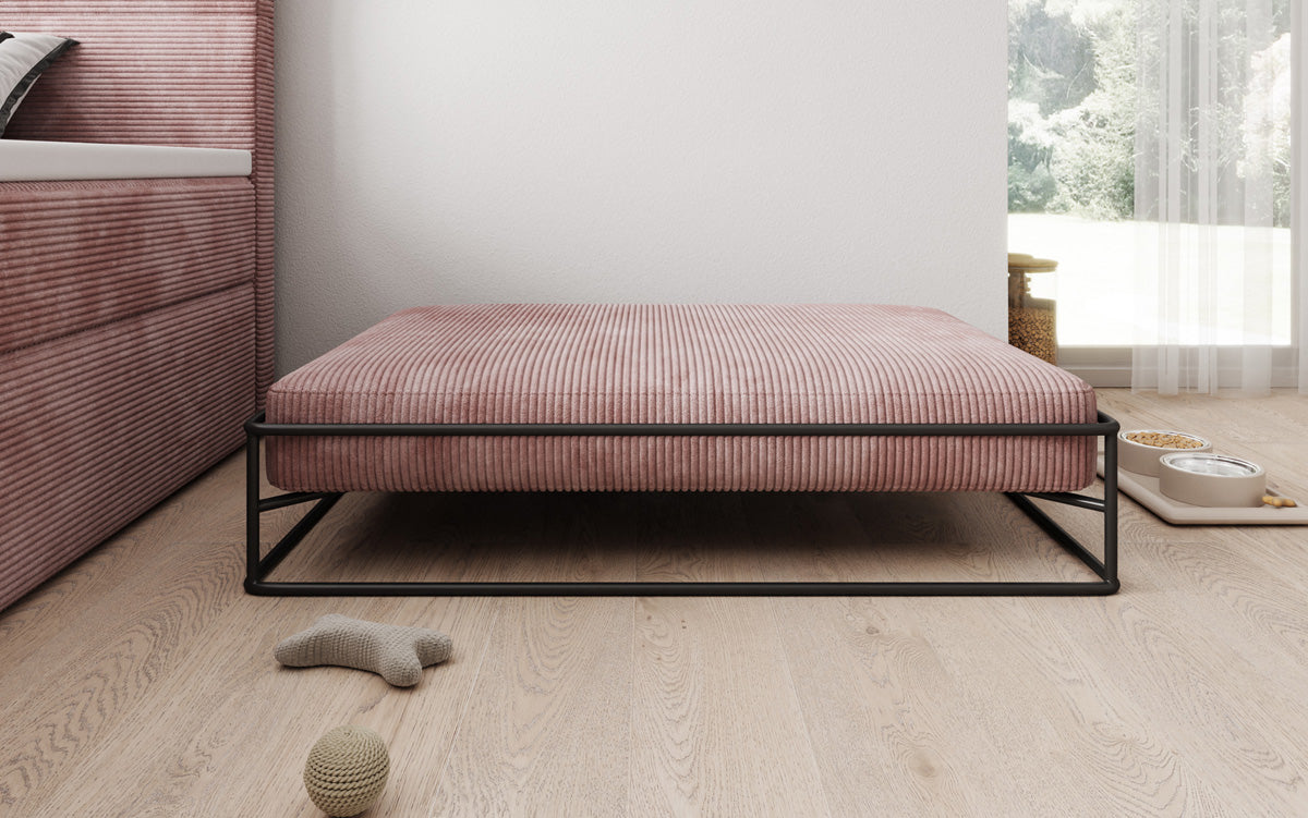 Hondenbed Lumo 80 × 100 cm in Ribstof