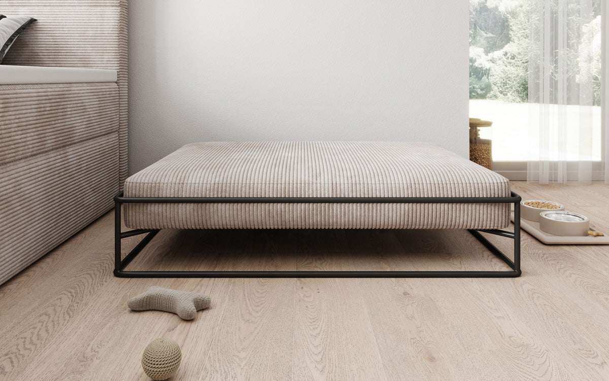 Hondenbed Lumo 80 × 100 cm in Ribstof