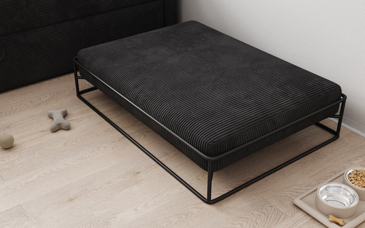 Hondenbed Lumo 80 × 100 cm in Ribstof