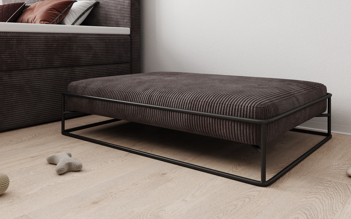 Hondenbed Lumo 80 × 100 cm in Ribstof