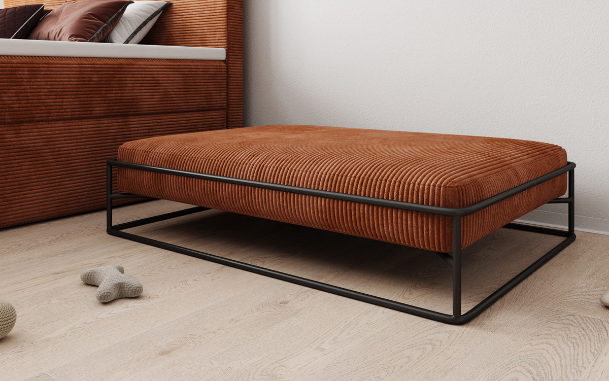 Hondenbed Lumo 80 × 100 cm in Ribstof