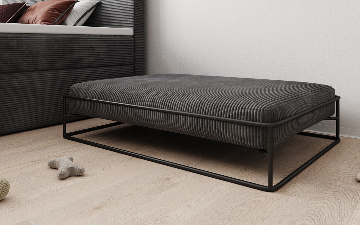 Hondenbed Lumo 80 × 100 cm in Ribstof
