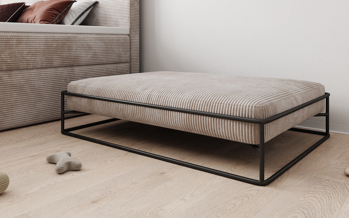 Hondenbed Lumo 80 × 100 cm in Ribstof