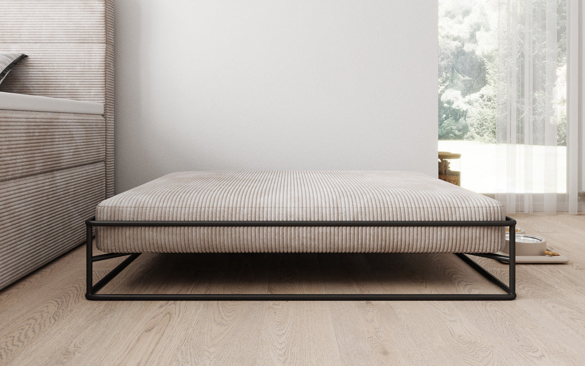 Hondenbed Lumo 110x80 cm in Ribstof
