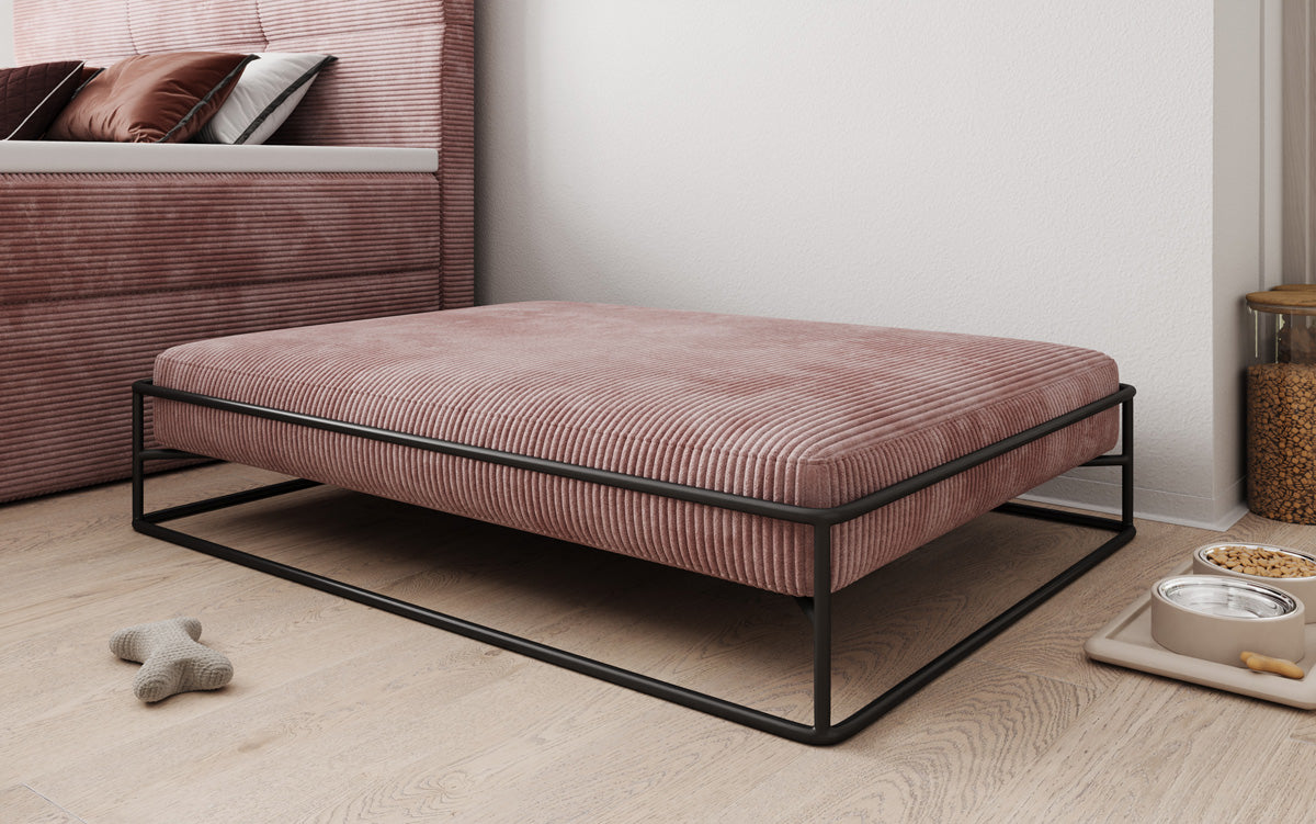 Hondenbed Lumo 110x80 cm in Ribstof