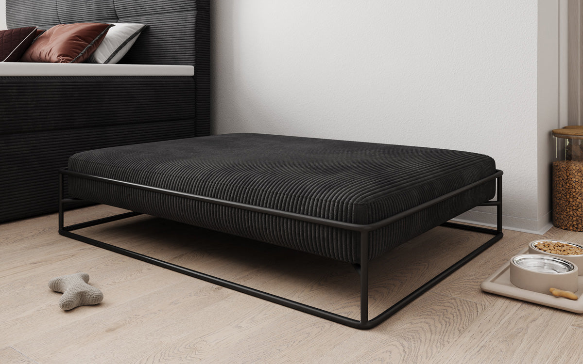 Hondenbed Lumo 110x80 cm in Ribstof