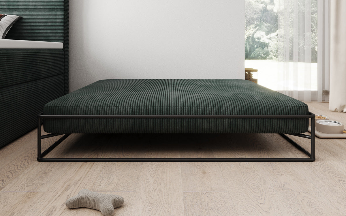 Hondenbed Lumo 100x120 cm in Ribstof