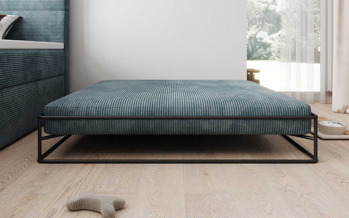 Hondenbed Lumo 100x120 cm in Ribstof