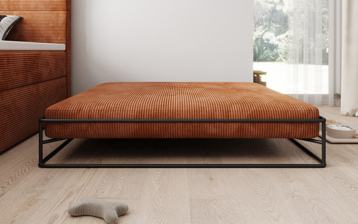 Hondenbed Lumo 100x120 cm in Ribstof