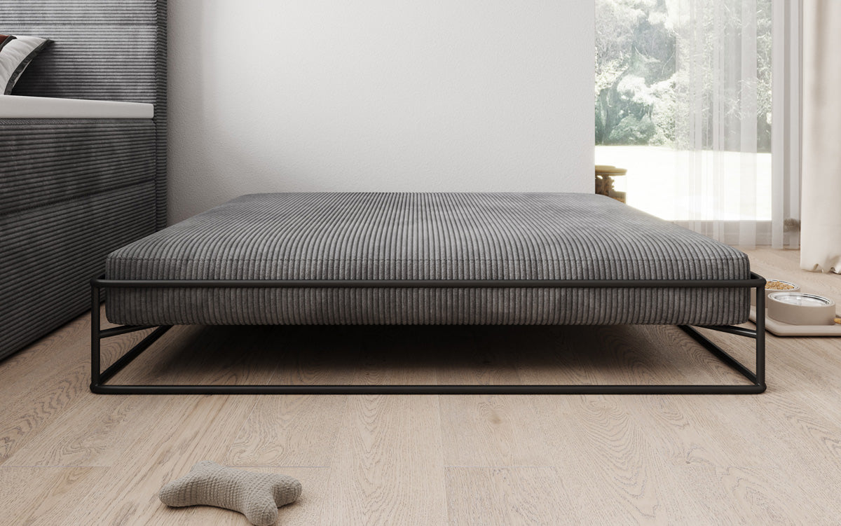 Hondenbed Lumo 100x120 cm in Ribstof