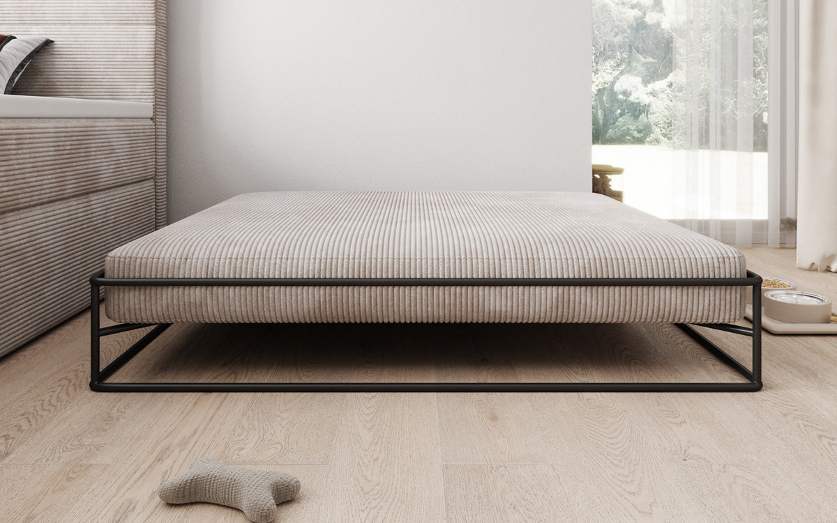 Hondenbed Lumo 100x120 cm in Ribstof