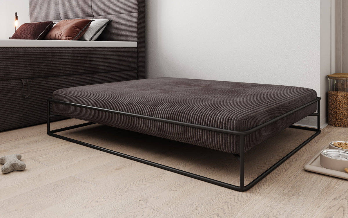 Hondenbed Lumo 100x120 cm in Ribstof