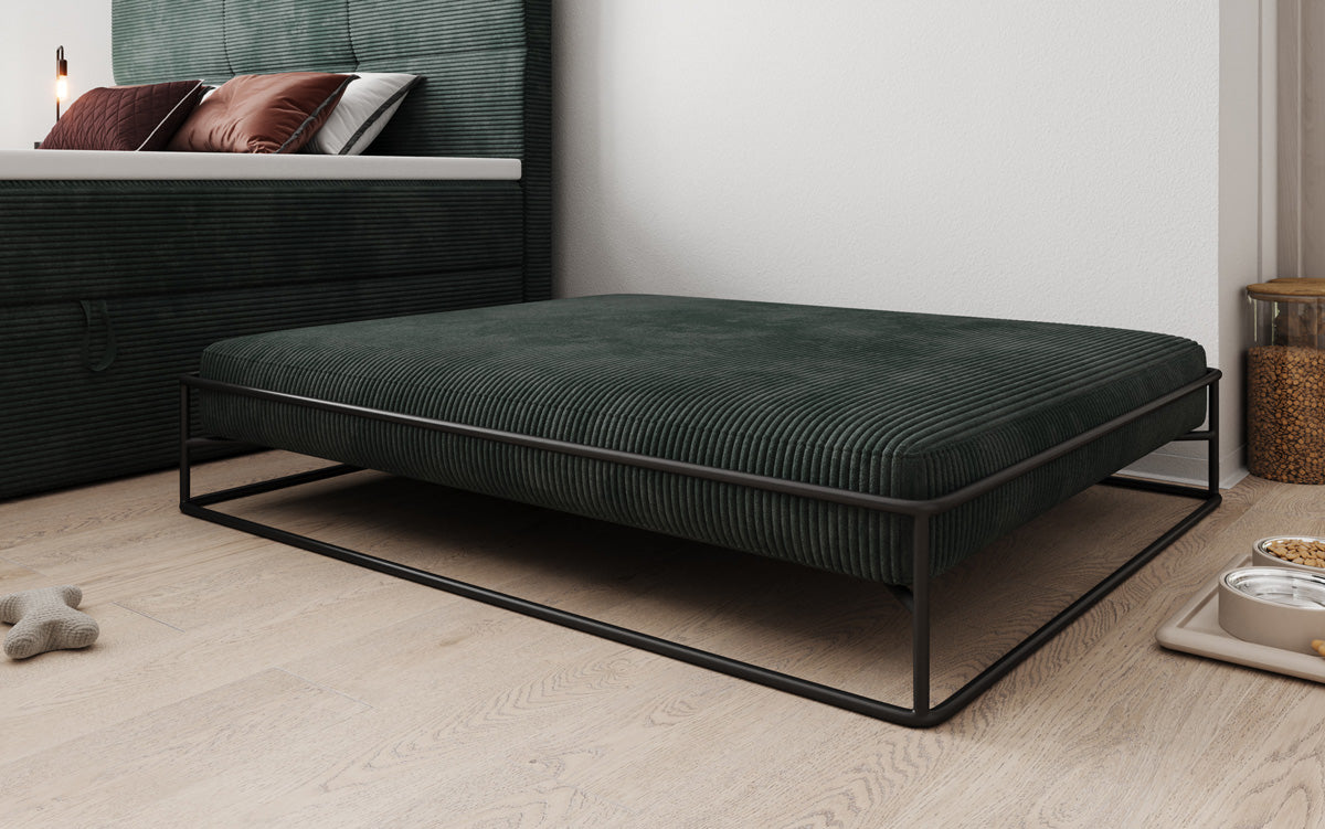 Hondenbed Lumo 100x120 cm in Ribstof