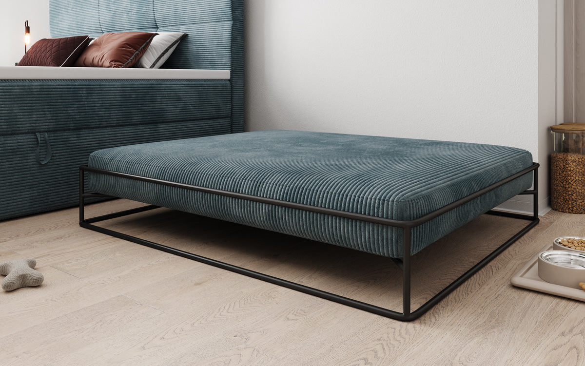 Hondenbed Lumo 100x120 cm in Ribstof