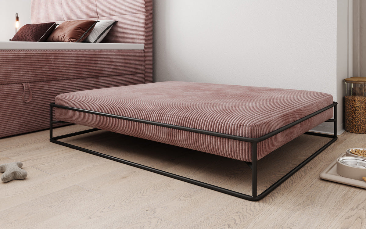 Hondenbed Lumo 100x120 cm in Ribstof
