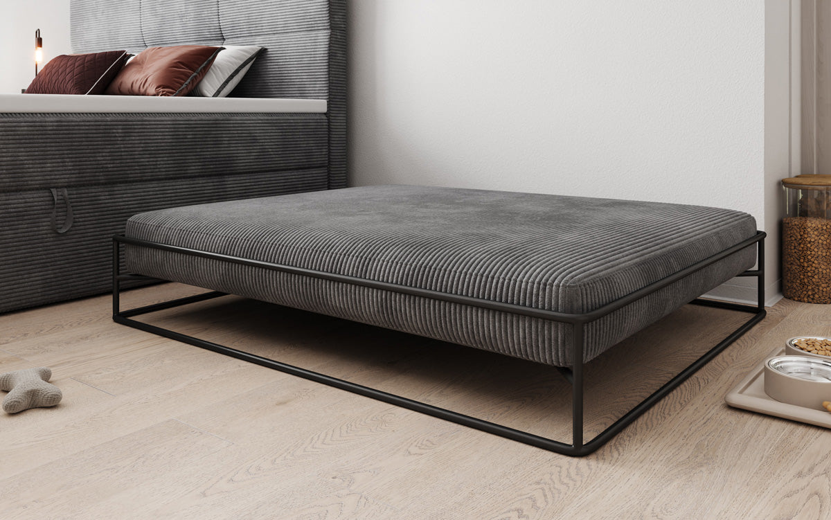 Hondenbed Lumo 100x120 cm in Ribstof