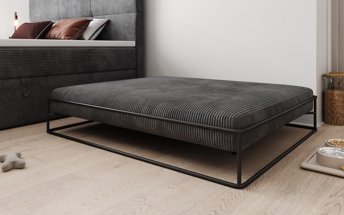 Hondenbed Lumo 100x120 cm in Ribstof