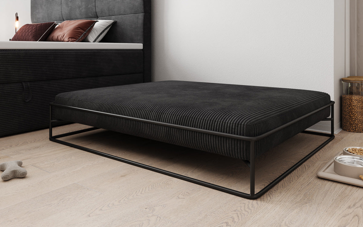 Hondenbed Lumo 100x120 cm in Ribstof