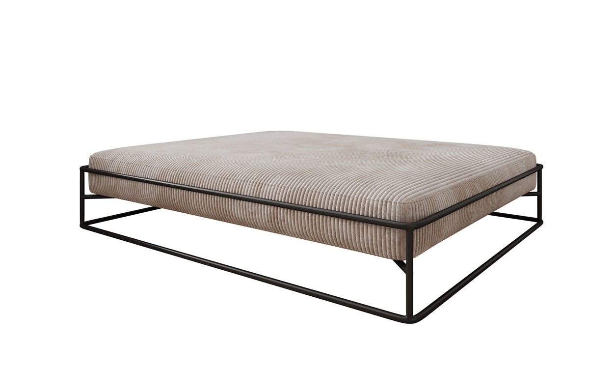 Hondenbed Lumo 100x120 cm in Ribstof