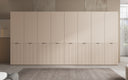 Moduro Faro XL – Vierdelige design-kledingkast met gestructureerd MDF-front