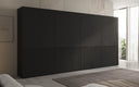 Moduro Faro XL – Vierdelige design-kledingkast met gestructureerd MDF-front