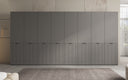 Moduro Faro XL – Vierdelige design-kledingkast met gestructureerd MDF-front