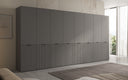 Moduro Faro XL – Vierdelige design-kledingkast met gestructureerd MDF-front