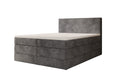 Boxspringbed Noren met opbergruimte in Ribstof