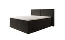Boxspringbed Ophelia met opklapbare opbergruimte in Teddystof Bouclé