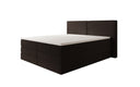 Boxspringbed Ophelia met opklapbare opbergruimte in Teddystof Bouclé