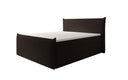 Boxspringbed Liana II met opklapbare opbergruimte in Teddystof Bouclé