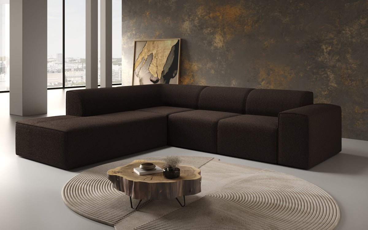 Designersofa Idiola L in Teddystof Bouclé