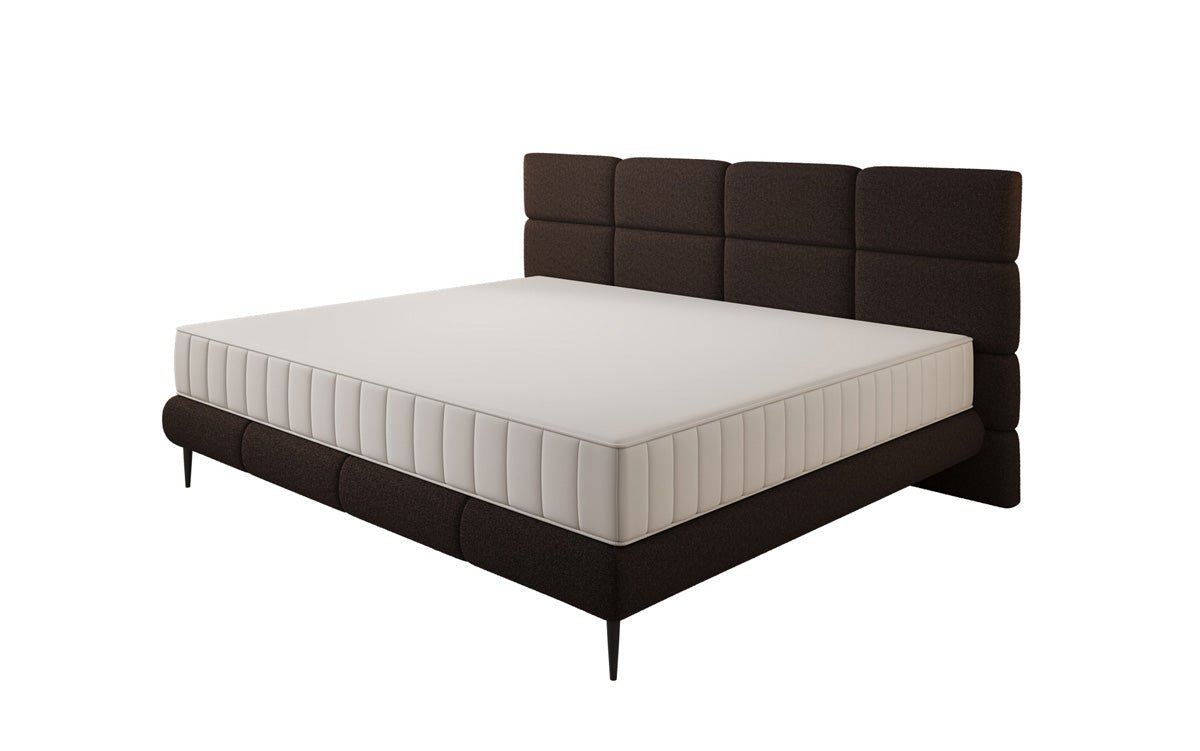 Familie gestoffeerd bed Milano Bouclé in 220/240x200