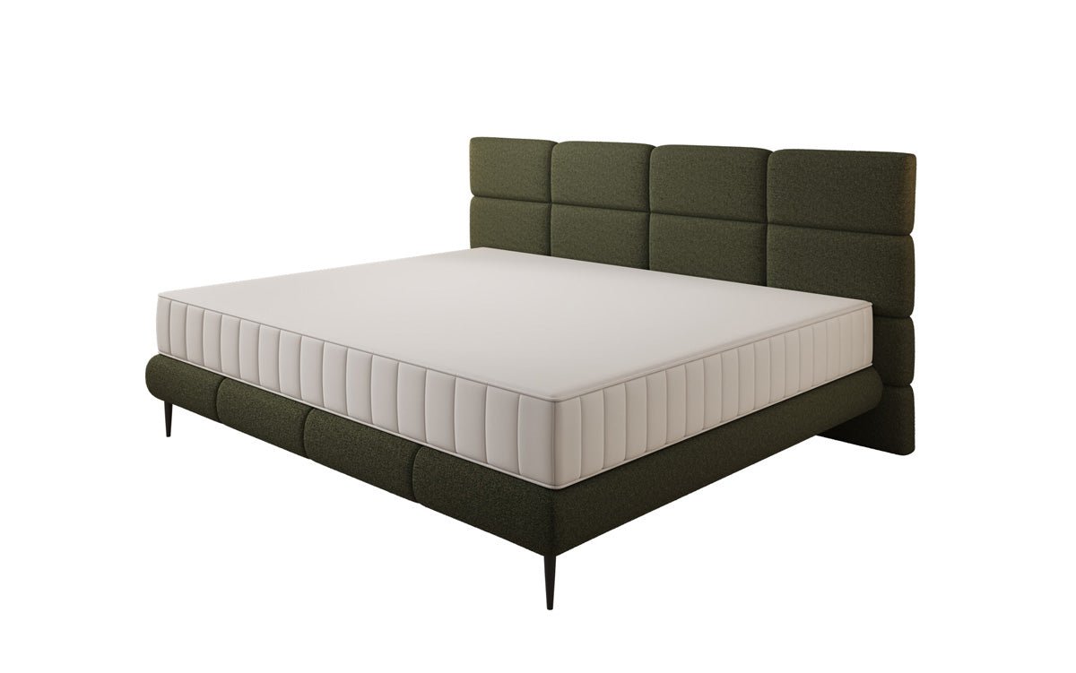 Familie gestoffeerd bed Milano Bouclé in 220/240x200