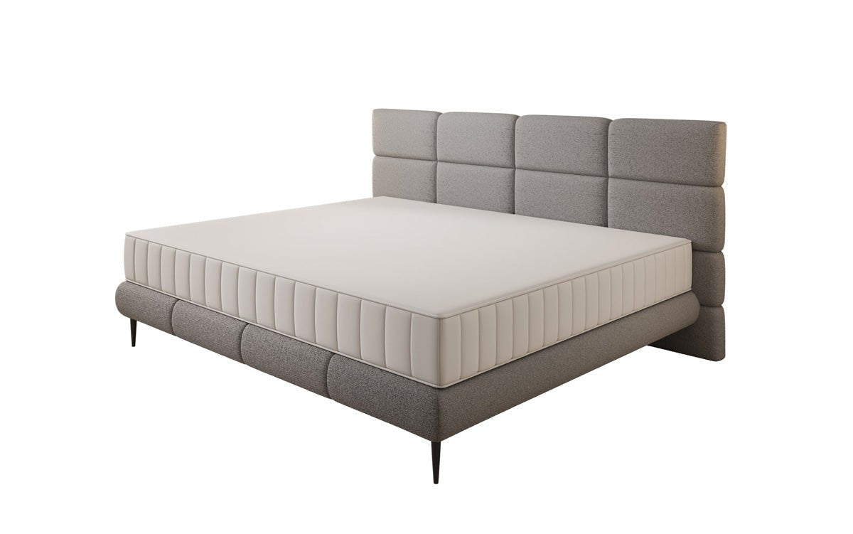 Familie gestoffeerd bed Milano Bouclé in 220/240x200
