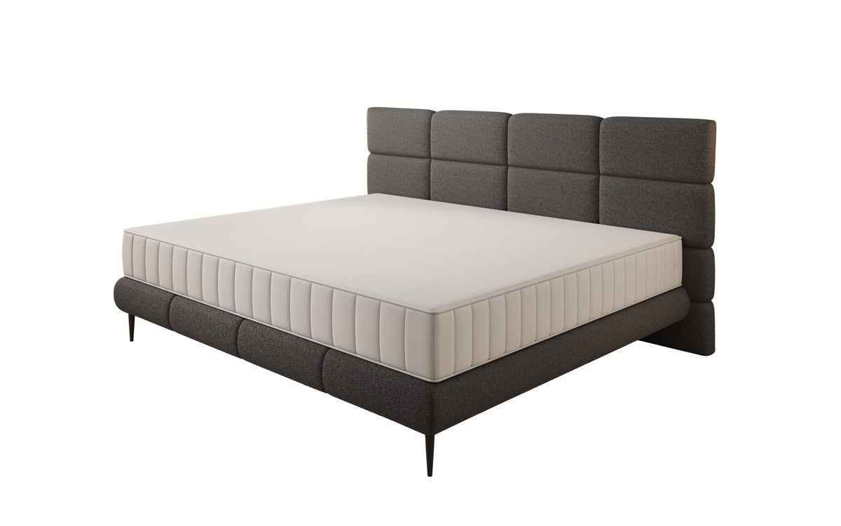 Familie gestoffeerd bed Milano Bouclé in 220/240x200