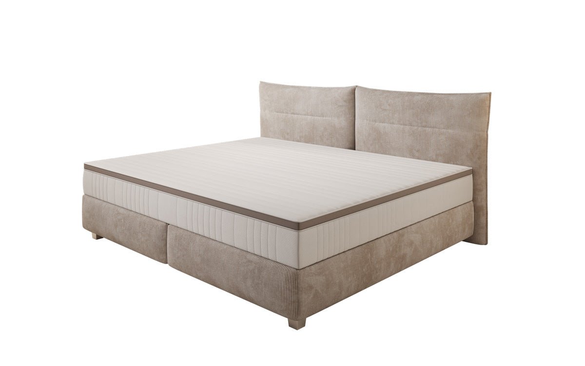 Familie Boxspringbed Aurelio in 220/240x200 in Ribstof