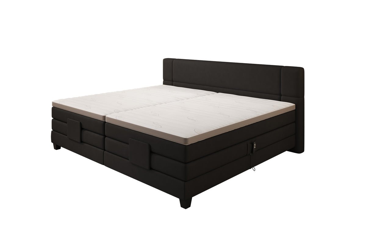 Familie Boxspringbed Noela 220/240x200 elektrisch verstelbaar in Stof