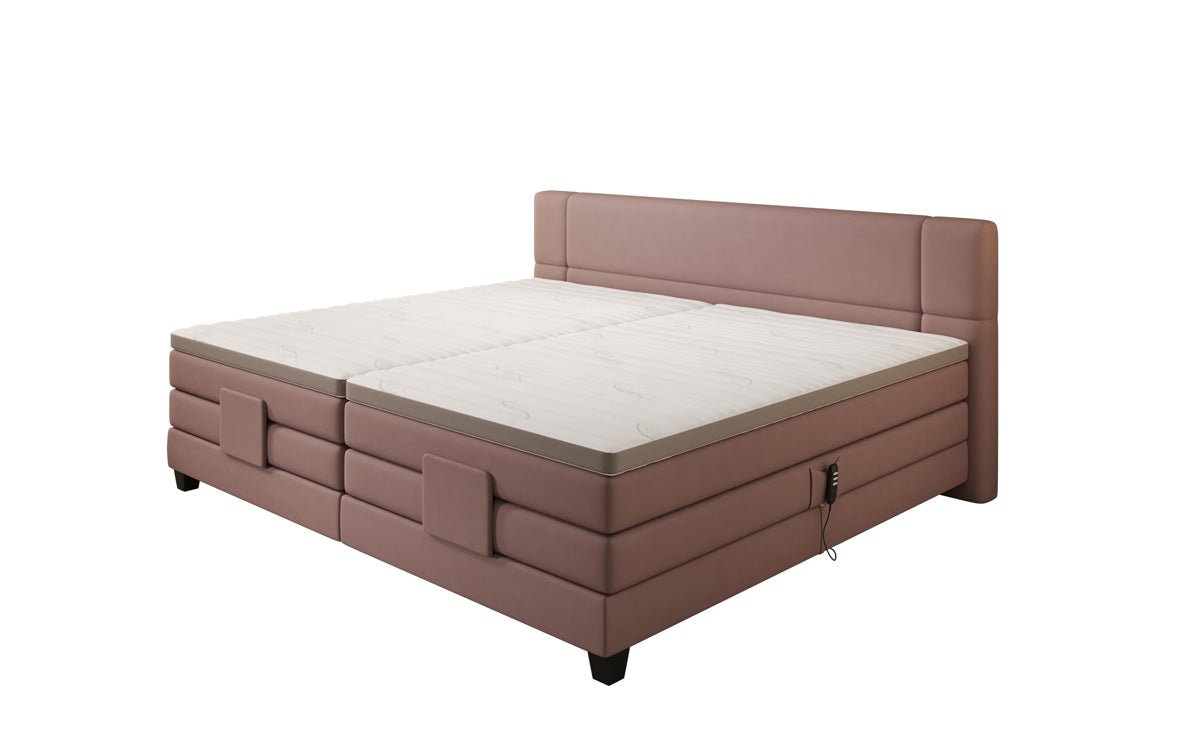 Familie Boxspringbed Noela 220/240x200 elektrisch verstelbaar in Stof