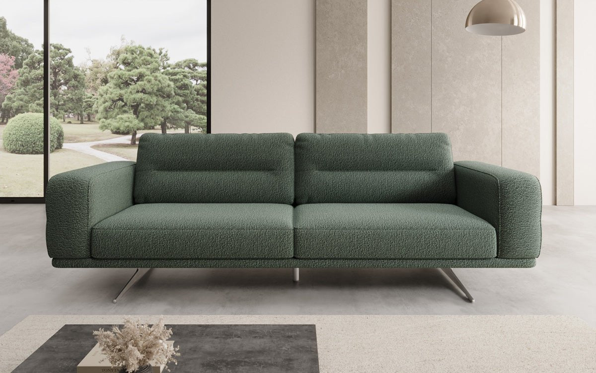 Designbank Torino 3-zits in Bouclé