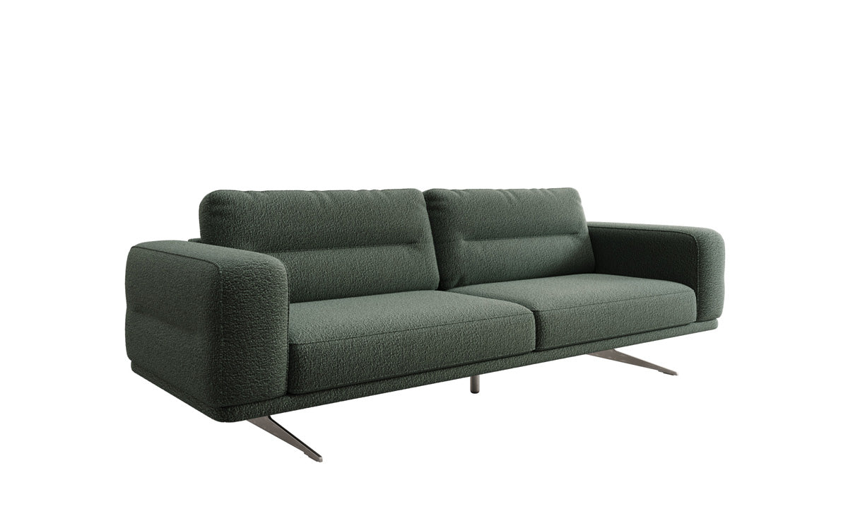 Designbank Torino 3-zits in Bouclé